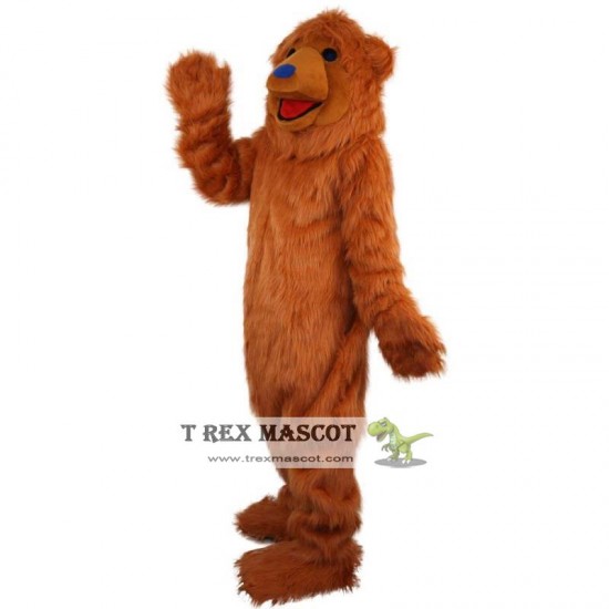 Brown Bear Mascot Costume Adult