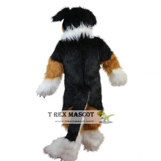 Fox Dog Husky Long Hairy Cartoon Mascot Costume