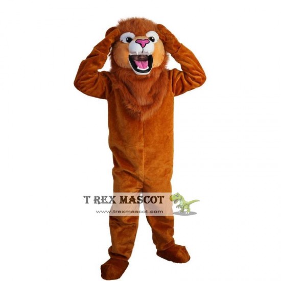 Lion Mascot Costume Adult