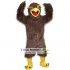 Brown Eagle Mascot Costume Adult