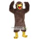 Brown Eagle Mascot Costume Adult