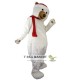 Christmas Polar Bear Mascot Costume Adult