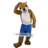 Yellow Ferret Skunk Mascot Costume Adult