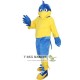 Blue Sports Eagle Mascot Costume Adult