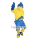 Blue Sports Eagle Mascot Costume Adult