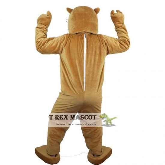 Brown Weasel Marten Ermine Mink Mascot Costume