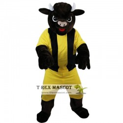 Sport Cow Bull Mascot Costume Adult