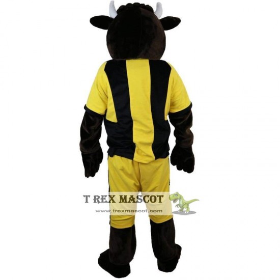 Sport Cow Bull Mascot Costume Adult