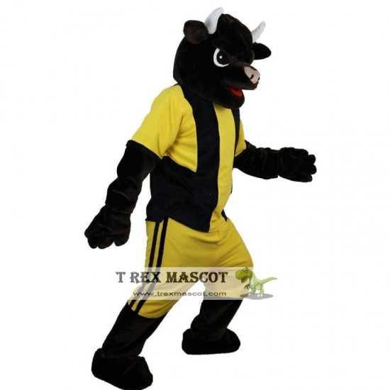 Sport Cow Bull Mascot Costume Adult