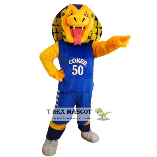 Sport Cobra Mascot Costume Adult