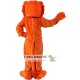 Orange Lion Mascot Costume