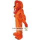 Orange Lion Mascot Costume