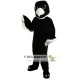 Black White Eagle Mascot Costume Adult