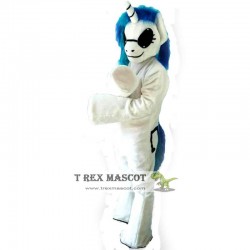 White Horse Mascot Costume