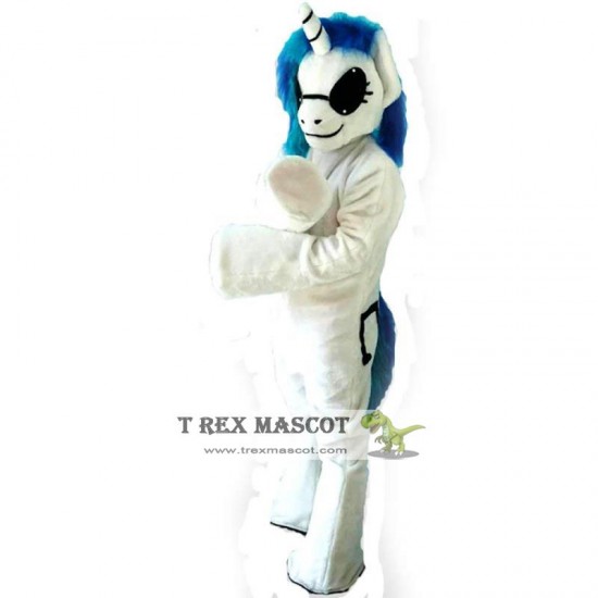 White Horse Mascot Costume