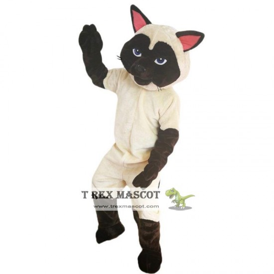 Siamese Cat Mascot Costume Adult