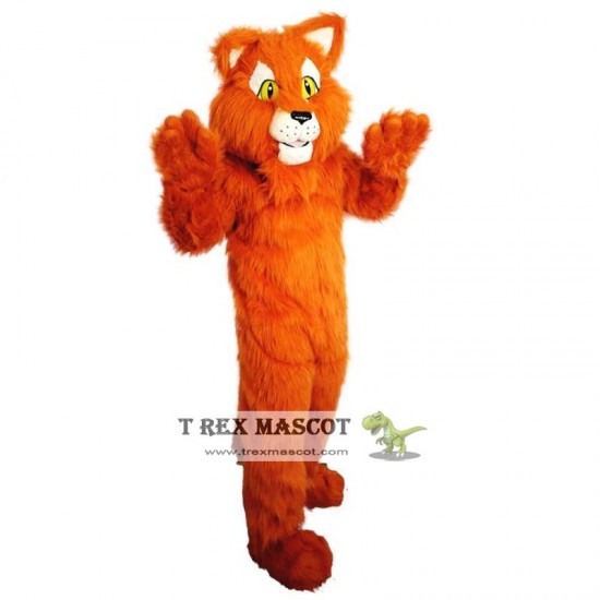 Long Hair Cat Mascot Costume Adult