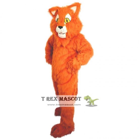 Long Hair Cat Mascot Costume Adult