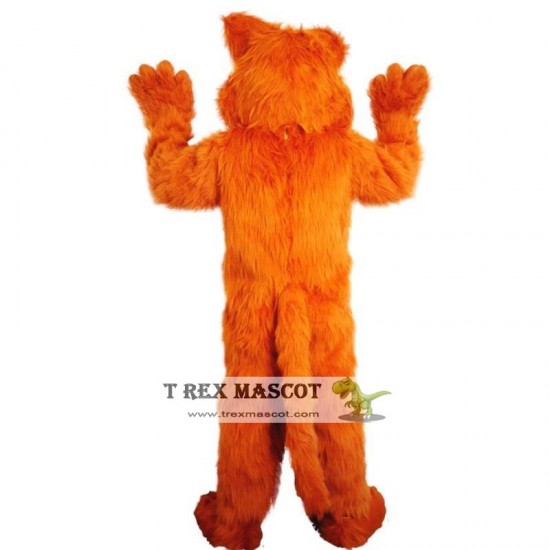 Long Hair Cat Mascot Costume Adult