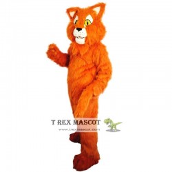 Long Hair Cat Mascot Costume Adult