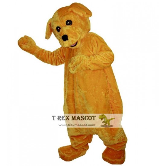 Yellow Dog Mascot Costume Adult