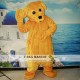 Yellow Dog Mascot Costume Adult