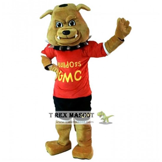 Bulldog Mascot Costume Adult