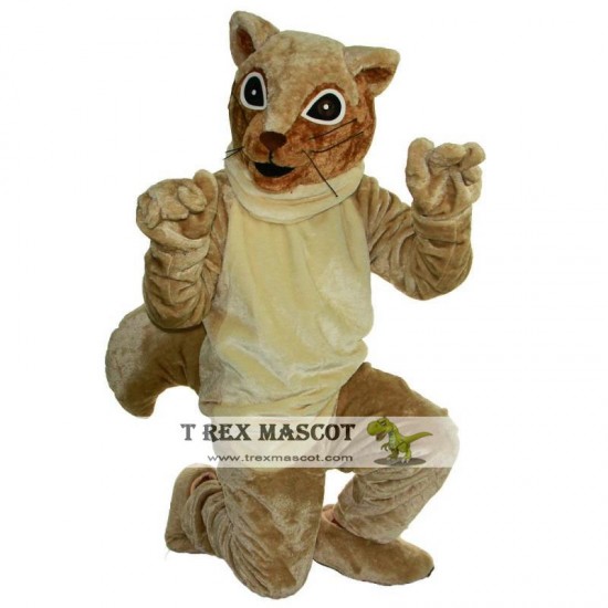 Brown Squirrel Mascot Costume Adult