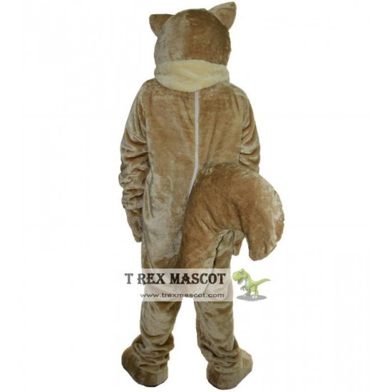 Brown Squirrel Mascot Costume Adult