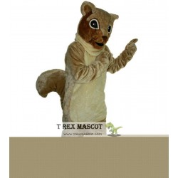 Brown Squirrel Mascot Costume Adult