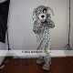 Black And White Dalmatian Dog Mascot Costume Adult