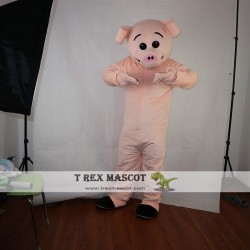 Pink Pig Mascot Costume Adult