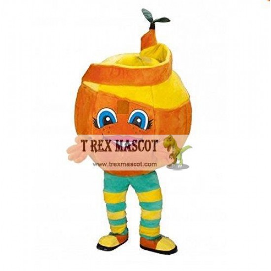 Orange Fruit Mascot Costume