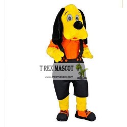 Yellow Dog Mascot Costume