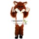 Long Hairy Fox Mascot Costume