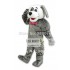 Grey Dog Mascot Costume for Adult