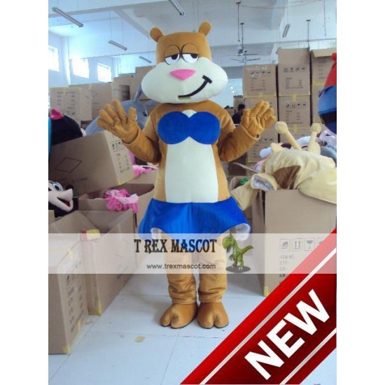 Brown Fox Cartoon Character Costume