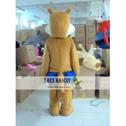 Brown Fox Cartoon Character Costume