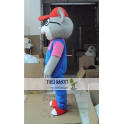 Glasses, Mouse, Big Cats Baby Cartoon Character Costume Cosplay Mascot