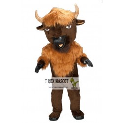 Brown Bull Antelope Mascot Costume for Adults