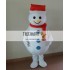 Cartoon Snowman Mascot Costume