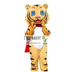 Professional Yellow Tiger Mascot Costume