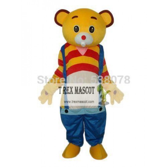 Yellow Baby Bear Mascot Costume