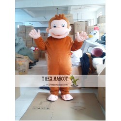 Yellow Monkey Cartoon Character Costume Cosplay Mascot