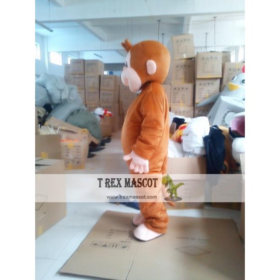 Yellow Monkey Cartoon Character Costume Cosplay Mascot