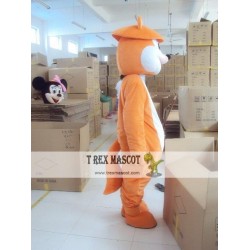 Orange Squirrel Cartoon Character Costume Cosplay Mascot