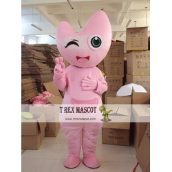 Pink Cartoon Character Costume Cosplay Mascot