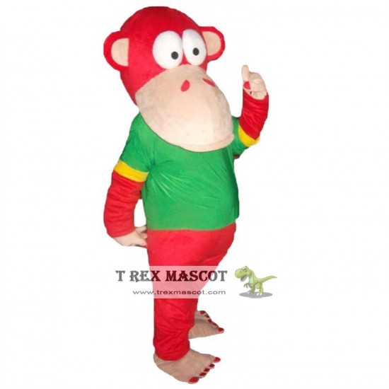 Red Monkey Mascot Costumes