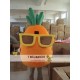 Wear Glasses Of Carrots Mascot Costume