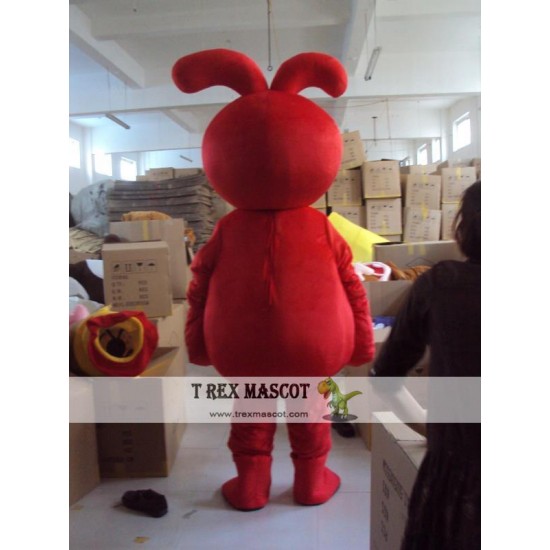 Little Red Monster Mascot Costume